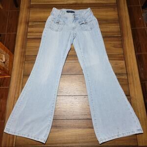 Aeropostale Low Rise Flare Denim Jeans - Size 000